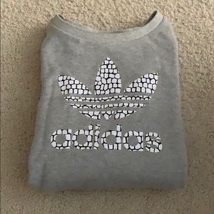 Adidas size XS gray sweatshirt